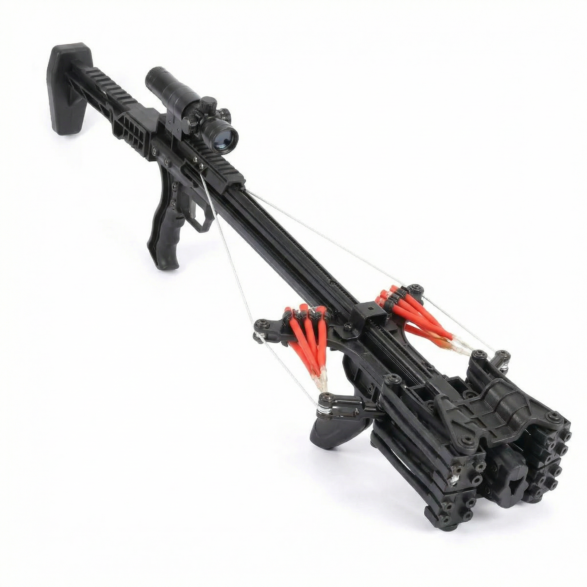 Taktische Kompakt-Armbrust mit fortschrittlicher Zieloptik